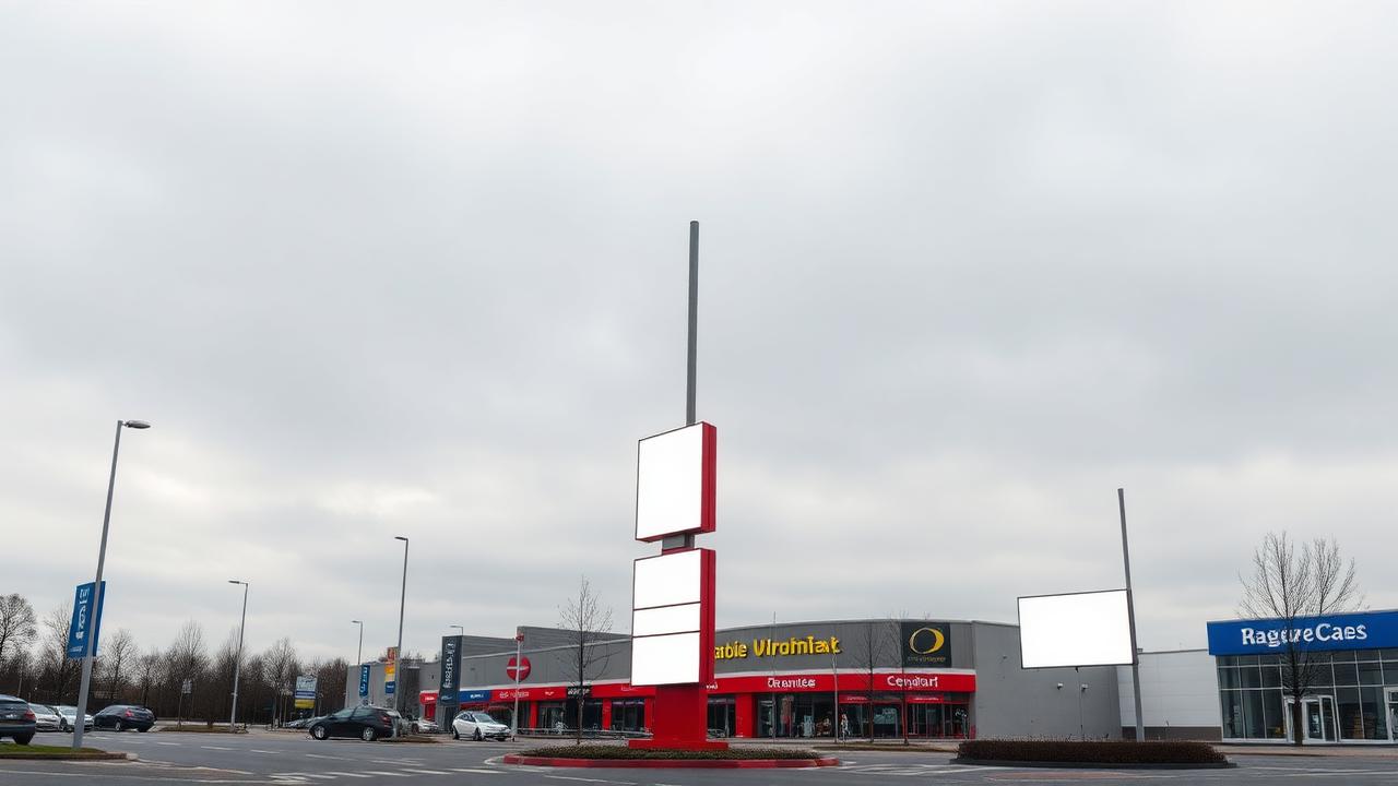 Véhicule utilitaire entièrement recouvert d'un covering publicitaire aux couleurs d'une entreprise, stationné à Dunkerque