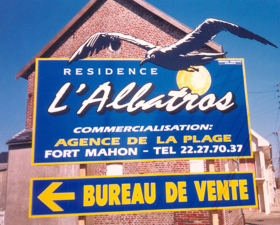 Panneau publicitaire Résidence L'Albatros